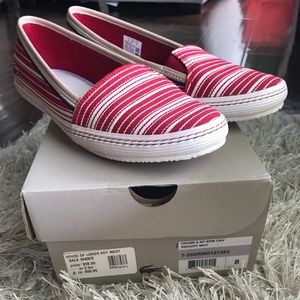 NWT Lacoste Striped Slip-On Women’s Shoes